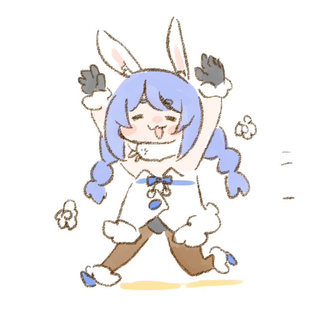 兎田ぺこら 「#成長してない20212022 」|ねこやまのイラスト