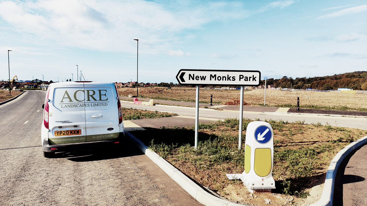 Today we start the construction of a new country park nr Shorham on Sea. Installing 350+ semi mature trees, 100000+ whips, 170000m2 of wild flower and 10000+ shrubs. Transforming a former waste ground into a beautiful park with natural water courses and countless native species.