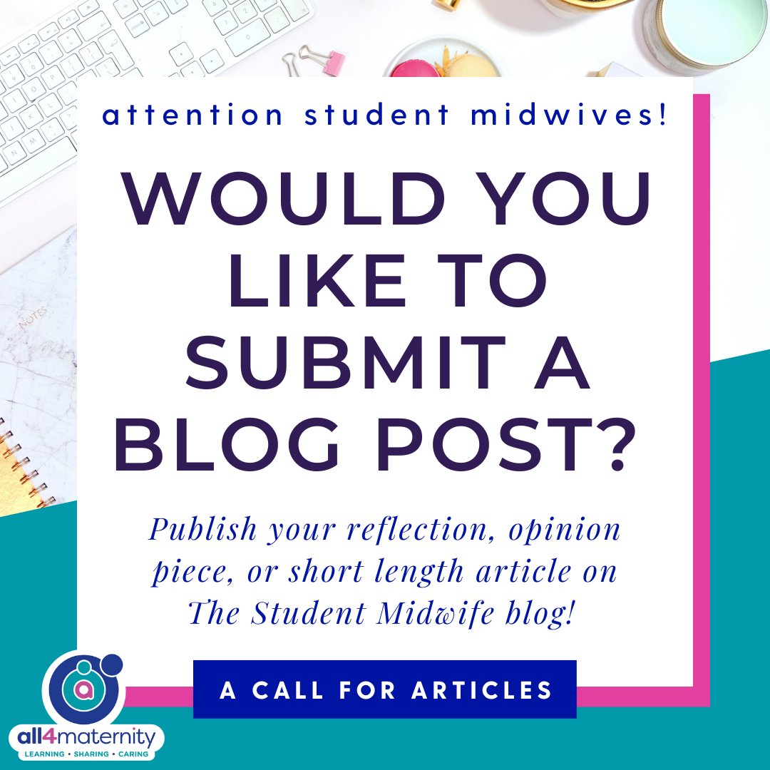 The Student Midwife Journal (@tsm_journal) on Twitter photo Do you have an idea for a blog post? Maybe you'd like to share a reflection, an interesting perspective, or research to aid understanding? Well we'd LOVE to hear from you!
Find out more about writing for <a href="/TSM_Journal/">The Student Midwife Journal</a> and read our author guidelines here ๐ ed.gr/ebunq Do you have an idea for a blog post? Maybe you'd like to share a reflection, an interesting perspective, or research to aid understanding? Well we'd LOVE to hear from you!
Find out more about writing for <a href="/TSM_Journal/">The Student Midwife Journal</a> and read our author guidelines here ๐ ed.gr/ebunq