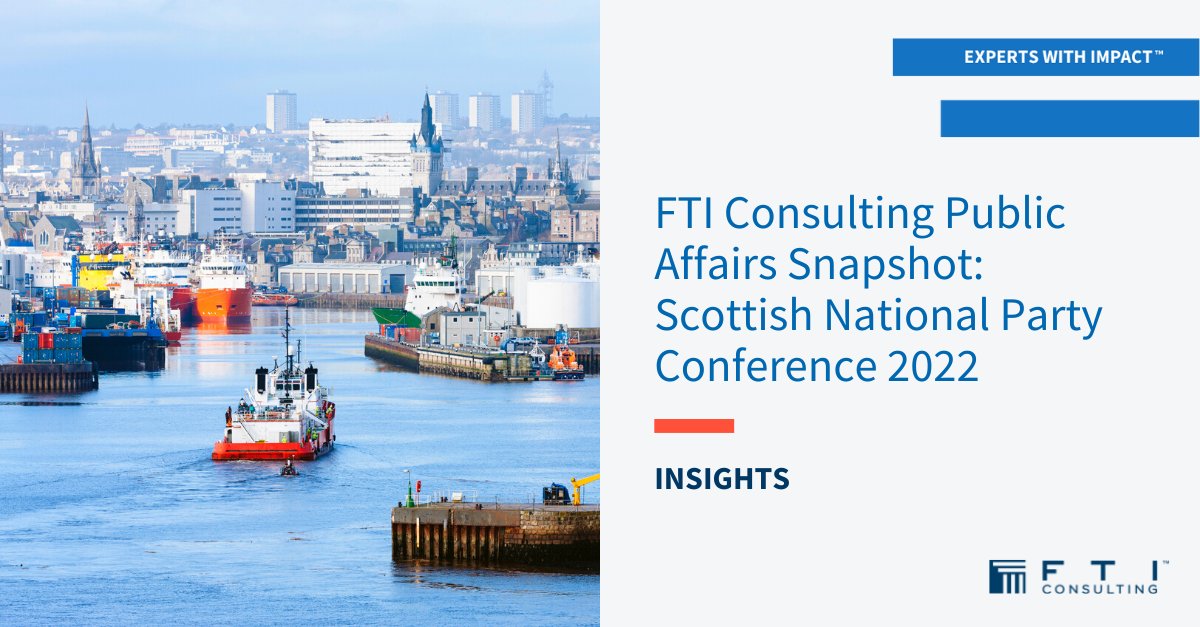 FTI_SC's tweet photo. The #ScottishNationalParty Annual Conference provided Nicola Sturgeon with an opportunity to address the party ahead of a controversial UK Supreme Court hearing this week. Read more about the implications here: https://t.co/j6VhzBgj9k #UKPolitics https://t.co/9AJ1P5vLit
