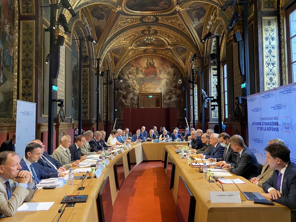 MACarlotti's tweet image. Honorée d’être désignée par mes collègues Vice-Presidente de la commission des Affaires Étrangères, de la Défense et des Forces Armées au @Senat. Je les remercie pour leur confiance! 
#ComDefenseSenat @SenateursPS