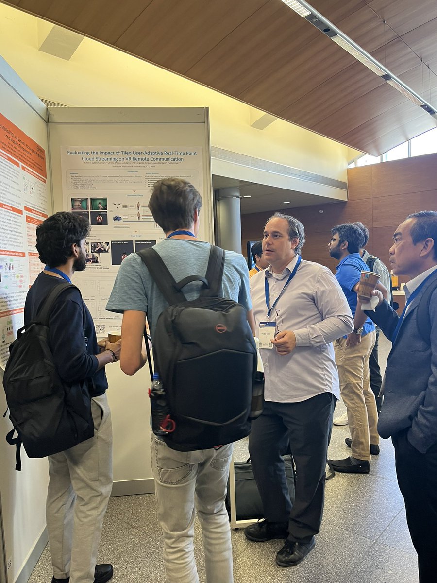 cwi_dis's tweet photo. If you are at @acmmm2022, come to check our works 😎

Check our poster on real time VR Remote Communication and experience it with our demo MediaScapeXR

@pablocesar2661 @nachoreimat @hackerjack60 https://t.co/mD1KYRE4Na