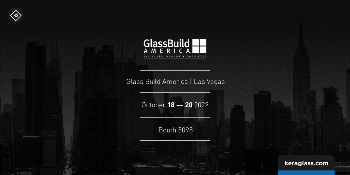 Keraglass_'s tweet photo. From October 18th to 20th, we will be present at #GlassBuildAmerica in Las Vegas.  

This is the largest trade and networking event for the entire glass, window, and door industry in the Western Hemisphere, and we will be there with our machines.

You can find us at Booth 5098 https://t.co/SRfYKU5ETW