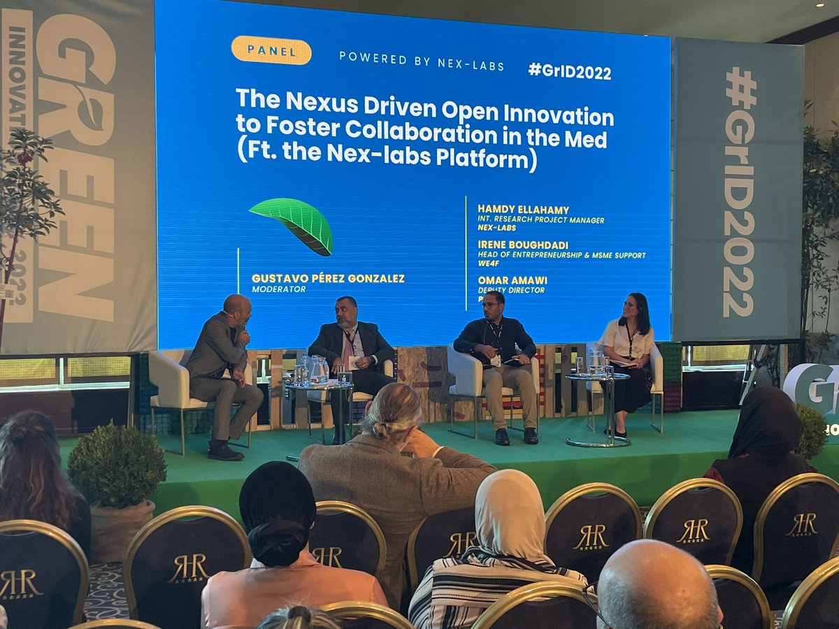 WefCap's tweet photo. The Nexus Driven Open Innovation to foster collaboration in the MED #GrID2022 https://t.co/kLPsORXQk3