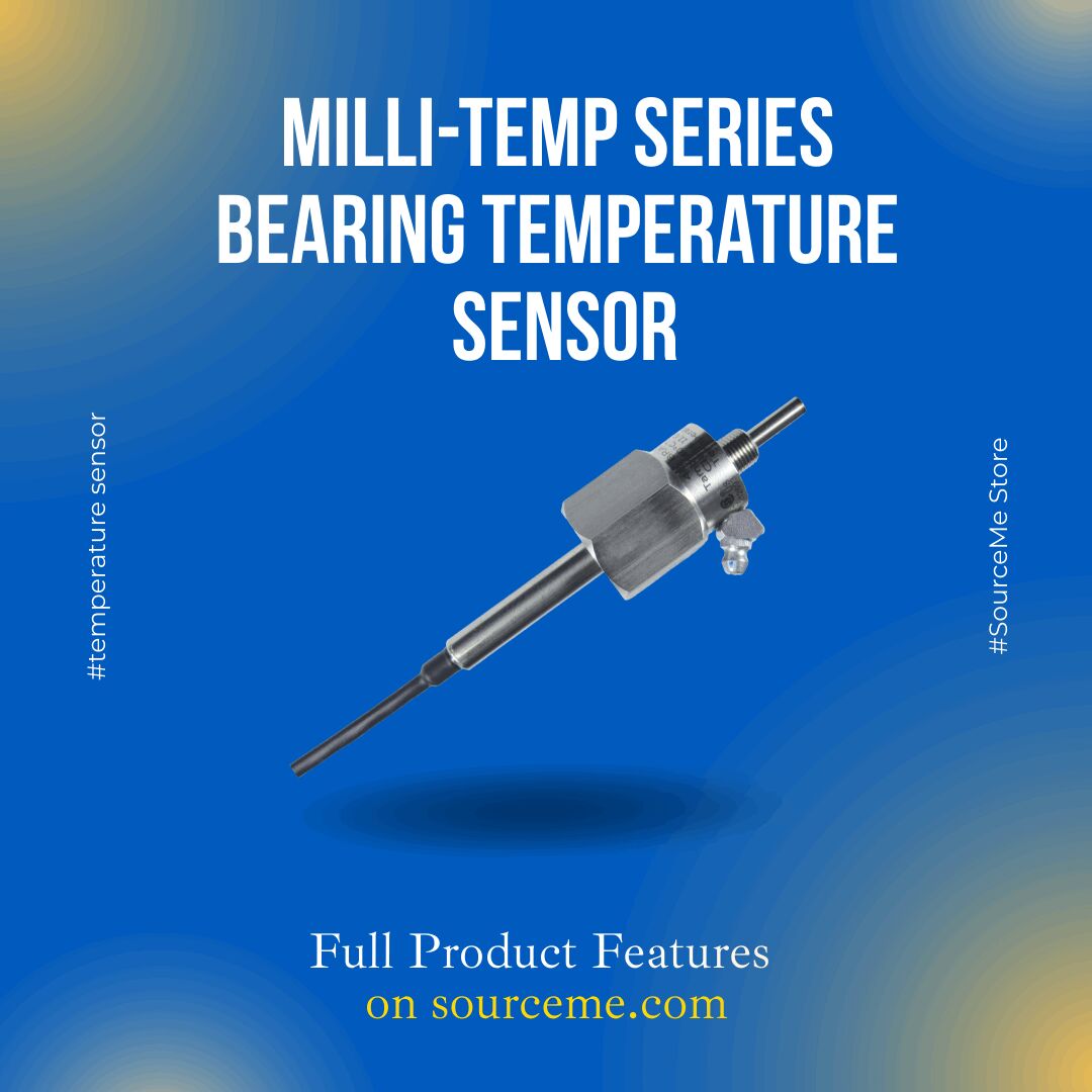 SourceMe2's tweet image. The Milli-Temp series can be used on any application where bearing temperature monitoring is needed.
The sensor has been designed to allow the depth of the probe to be adjustable depending on your application.
👉More info about the product is here: sourceme.com/produkt/milli-…