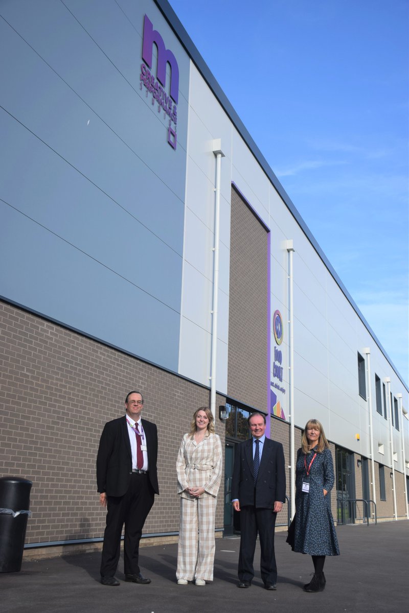 NKCollege1's tweet photo. Thank you to everyone who attended our grand opening yesterday for our #GettingBuildingFund project – Miskin Creative and Performance Studios at our Dartford campus. 
Special thanks to our guest speakers - @DehennaDavison, @RogerGough2 and @SarahCDance. https://t.co/BnNNFQJOeg
