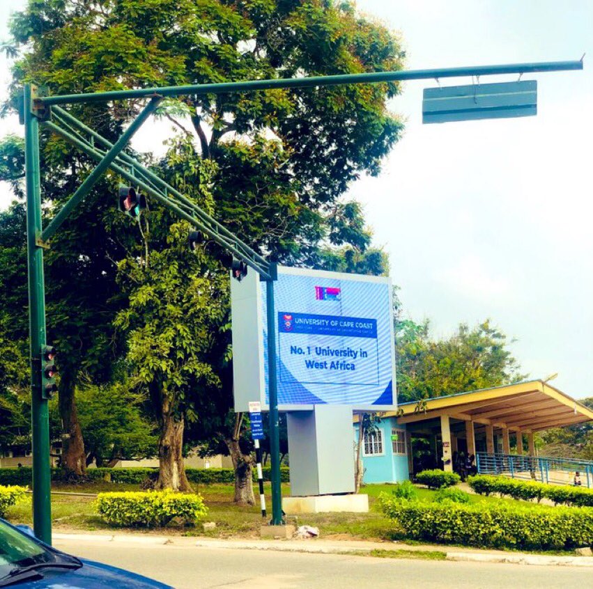 According to the 2023 𝙏𝙞𝙢𝙚𝙨 𝙃𝙞𝙜𝙝𝙚𝙧 𝙀𝙙𝙪𝙘𝙖𝙩𝙞𝙤𝙣 𝙒𝙤𝙧𝙡𝙙 𝙐𝙣𝙞𝙫𝙚𝙧𝙨𝙞𝙩𝙮 𝙍𝙖𝙣𝙠𝙞𝙣𝙜,UCC is ranked 

1st University in Ghana🥇
1st University in West Africa 🥇
4th University in Africa 🏅