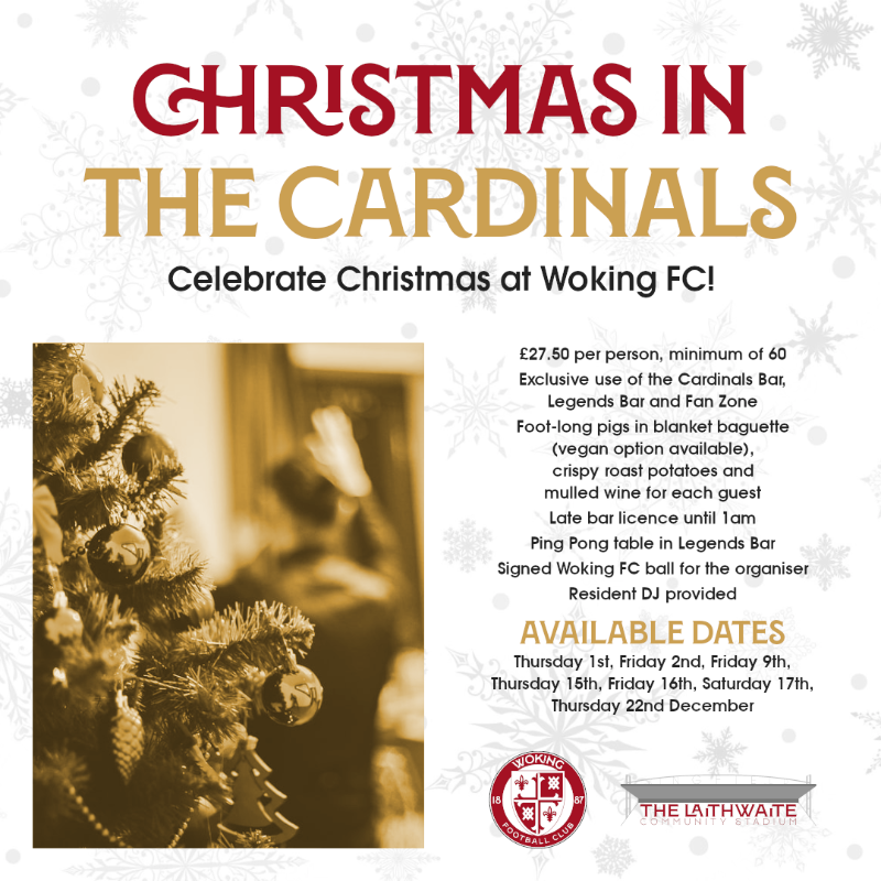laithwaitecomm's tweet photo. Secure your Christmas party destination before it's too late! 🎉