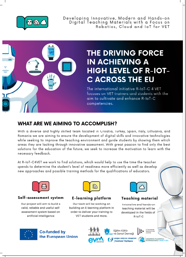 R-IoT-C Project leaflets are ready. <a href="/PaydasZonguldak/">Paydaş Eğitim Kültür ve Sanat Derneği</a> <a href="/uninettuno/">Università Telematica Internazionale UNINETTUNO</a>, <a href="/evmnet/">evemnet</a>, <a href="/HROBOS1/">HROBOS</a>