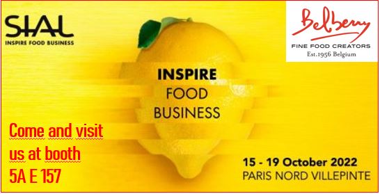 ** 2 MORE DAYS **

Team Belberry is ready to meet you at the SIAL fair in Paris!
📅 This from Saturday 15th of October – Wednesday 19th of October 2022 in hall 5A, booth A155

See you in Paris!