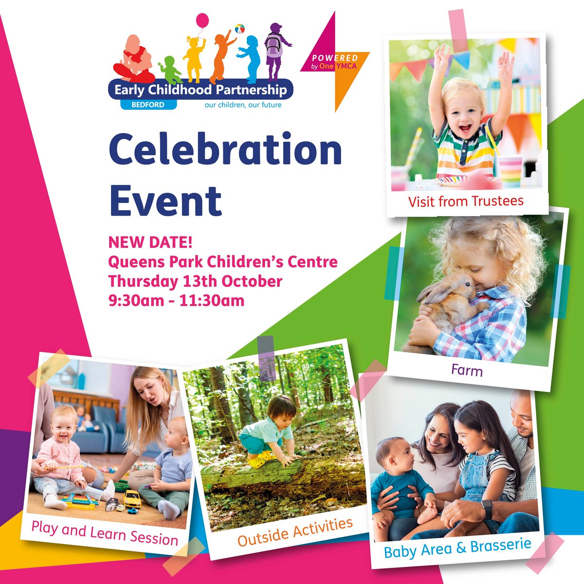 We look forward to meeting everyone who's attending the Bedford Borough Children's Centres celebrations tomorrow