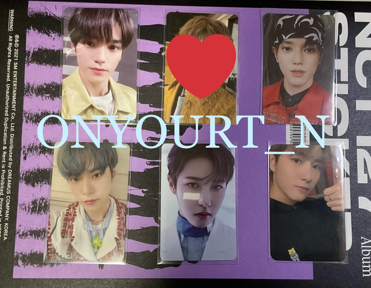 Onyourt_n's tweet photo. พร้อมส่ง ✨

แทยง universe 200
แทยง earthquake 80
โดยอง เด็กดอย departure ver 200
อินจุน เหรินจวิ้น universe 80
อินจุน เหรินจวิ้น fcmm 180

**บางใบอาจมี���ำหนิเล็กน้อย**
มีวิดีโอเพิ่มเติมค่ะ ราคารวมส่ง

#ตลาดนัดnct #ตลาดนัดnct127 #ตลาดนัดnctdraem https://t.co/0RxFTpQ9Ih