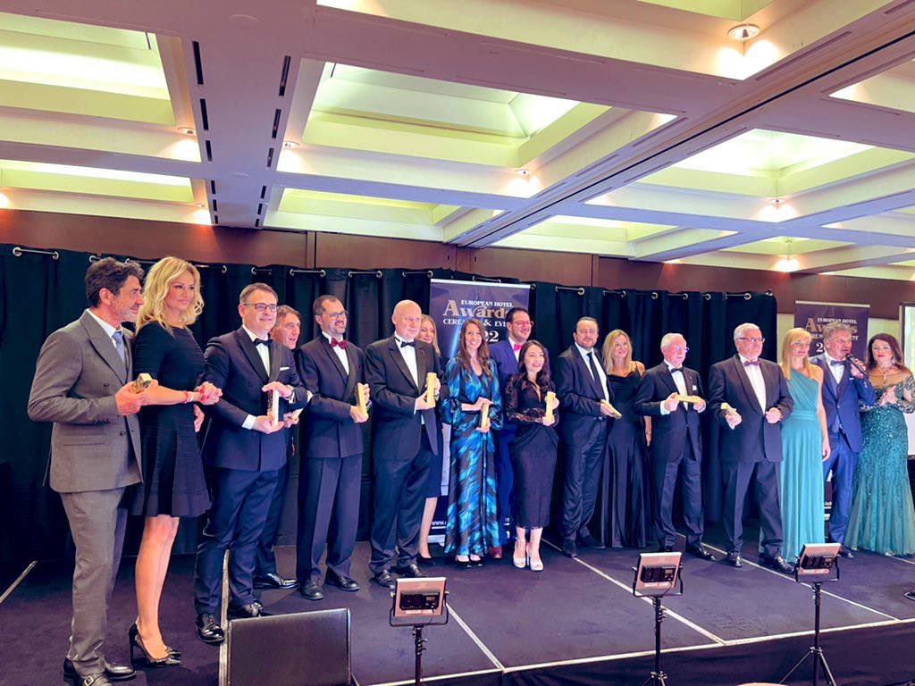 Happy to announce that our CCO <a href="/ClaudiaTapardel/">Ana-Claudia Tapardel</a> received the European Hotel Award of Honour - as a recognition for her work and contribution to the development of tourism industry and shared the stage with not only top level executives but also legends of the european hospitality