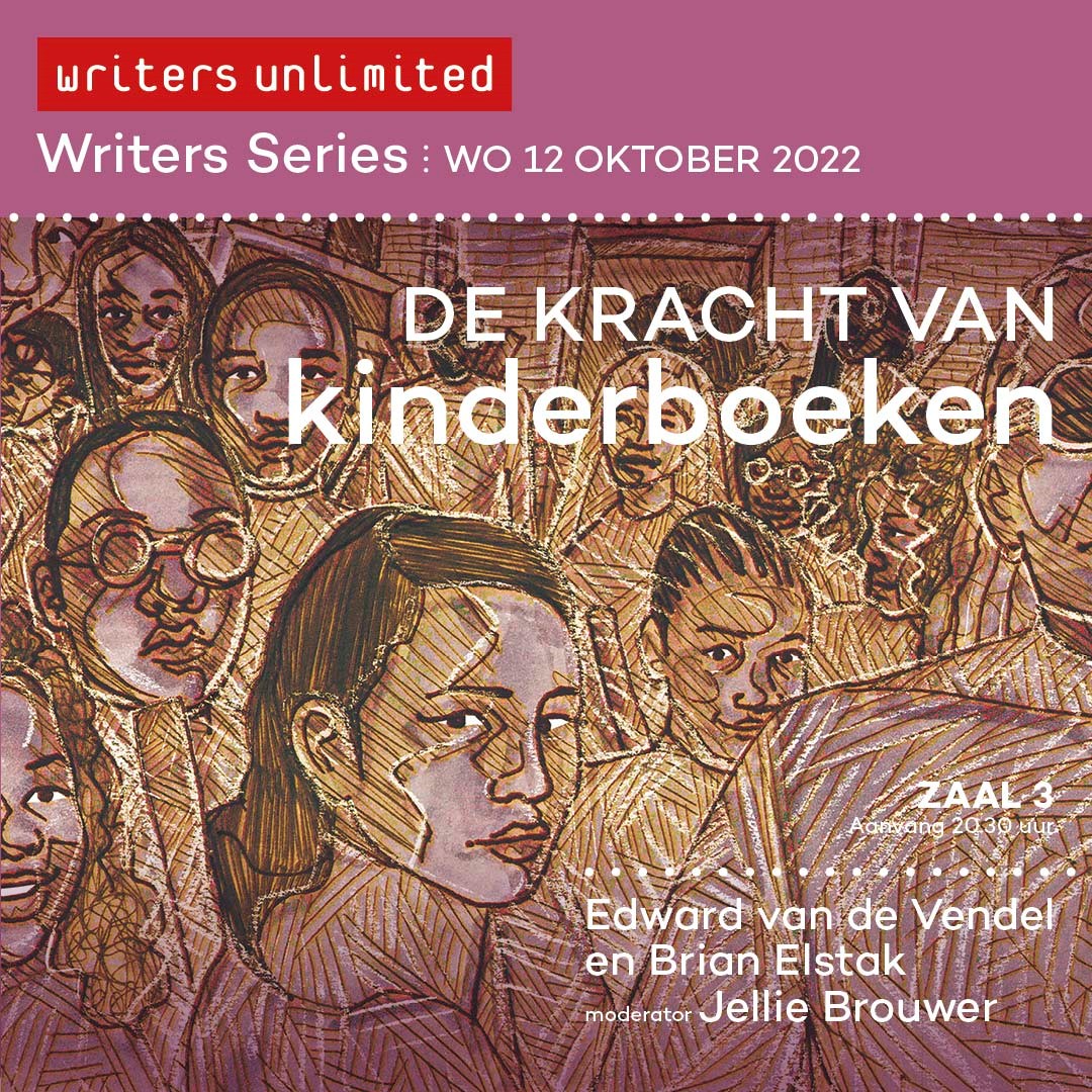 Vanavond: auteurs Brian Elstak en Edward van de Vendel in Writers Series, Zaal 3 in Den Haag, 20:30 u. Interviewer: Jellie Brouwer, over de kracht en rol van kinderboeken. 

Tickets writersunlimited.nl/productie/de-k…
#kinderboeken #Kinderboekenweek  #brianelstak #edwardvandevendel
