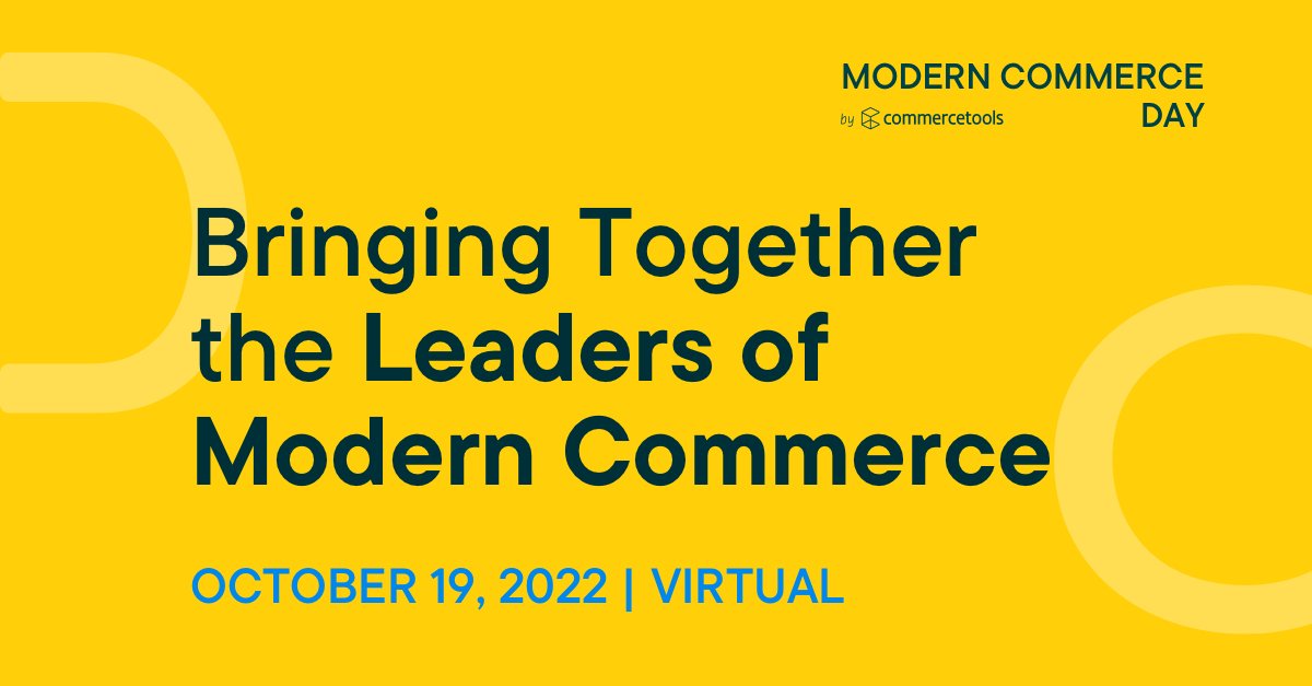 coolmilo's tweet image. Top 3 reasons to attend #MCD22? 👇 
1️⃣ Keynote speaker from @googlecloud 
2️⃣ Insightful stories about the journey from monolith to #MACH
3️⃣ Inspiration to make bold moves in your business 

👉 Only 8 days to go! okt.to/ANiuXw

#ModernCommerceDay #commercetools