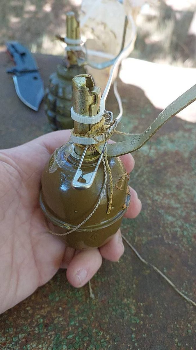🐝russian invaders have left an explosive trap inside a bee hive while retreating from Kyiv region. The two grenades were rigged to explode when the hive was opened, but the bees "defused" the trap by clogged the pins with beeswax.
🌻Even the Ukrainian bees do their part!