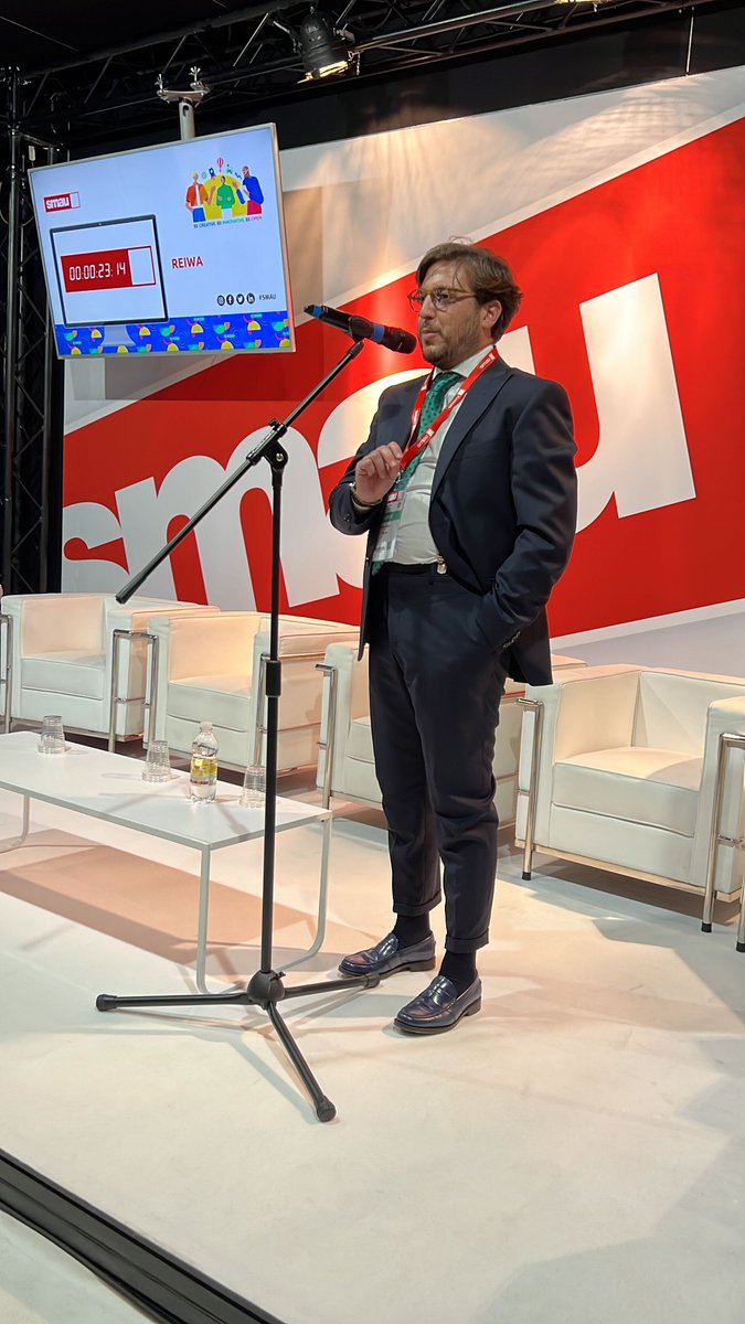 Essere a <a href="/smaunotes/">SMAU</a> per ritirare il premio #innovazione con <a href="/gruppo_a2a/">a2a</a> è per noi un grande traguardo. 
Grazie a tutti i partner che hanno creduto in noi: <a href="/UniCredit_IT/">UniCredit Italia</a> Cysero AVM <a href="/Invitalia/">Invitalia</a>.