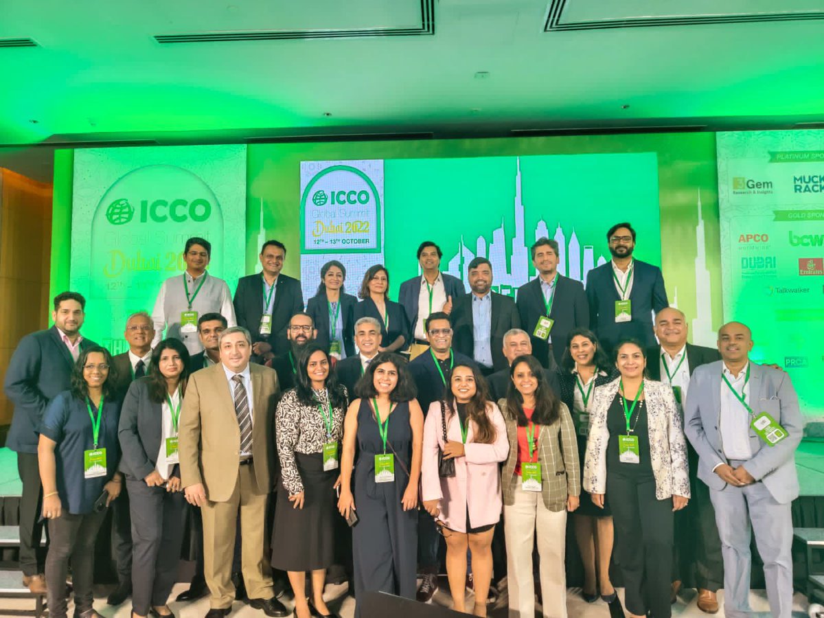 It has been an absolute honour and great learning here at #ICCOGlobalSummit Dubai 2022.

Day 01 has been power packed with enriching sessions providing insight on global trends in the communication industry and discussing relevant changes imperative to growth

@ICCOpr @PRCAIndia