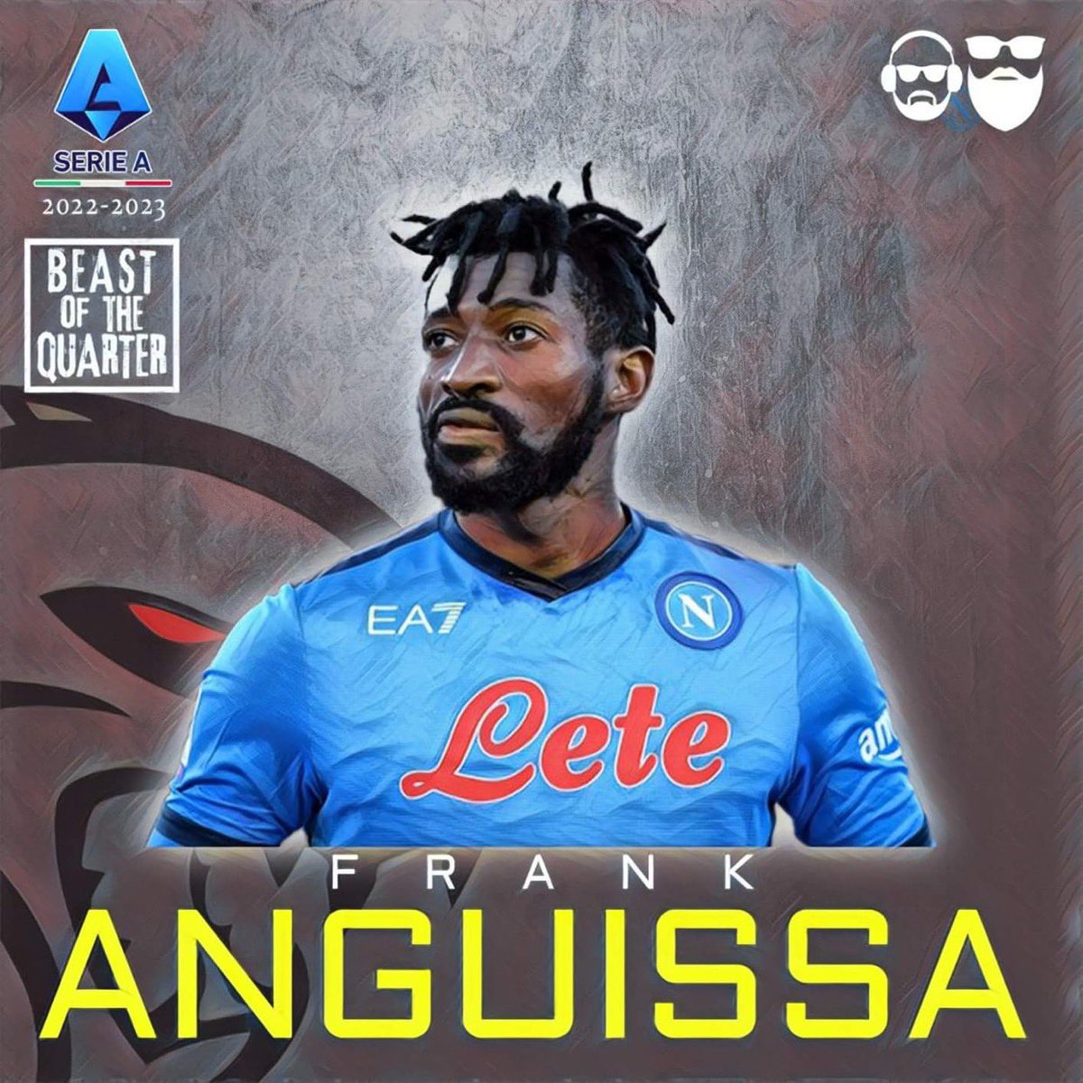 NapoliRant's tweet photo. RAFF N RAFF’S BEAST OF THE QUARTER #BOTQ

Q1: #SerieA Matchdays 1-9 || #UCL Matchdays 1-3

Winner: 9️⃣9️⃣ Andre Frank Zambo #Anguissa 

2 Serie A #BOTM (MD 4 at Fiorentina; MD 8 vs Torino)
1 UCL #BOTM (MD 1 vs Liverpool)

12 MP (1,042 mins)
⚽️⚽️⚽️ 3G
👟👟👟👟👟 5A
🟨 1YC https://t.co/zRLe1TZUaS