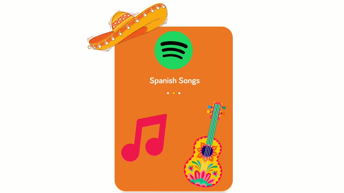 Celebrate the National Day of Spain with some popular Spanish songs available on our Spotify playlist, bit.ly/3RPRcKV. ¡Disfrutar el día!