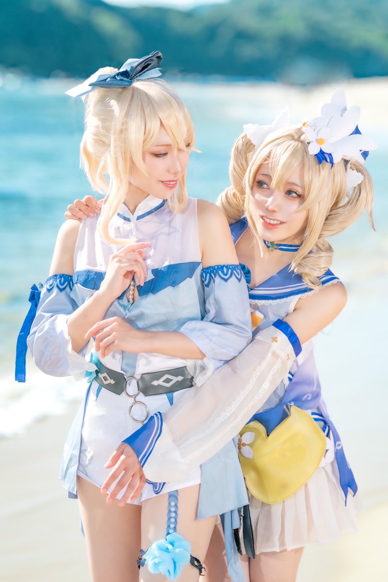 miyako_ao1's tweet photo. 【 cosplay / コスプレ 】

  原神 / ジン バーバラ
  Genshin Impact / Jean Babara

  photo : CHIHIROさん @TYPEMOON_Racing https://t.co/hHLkIeEXOP