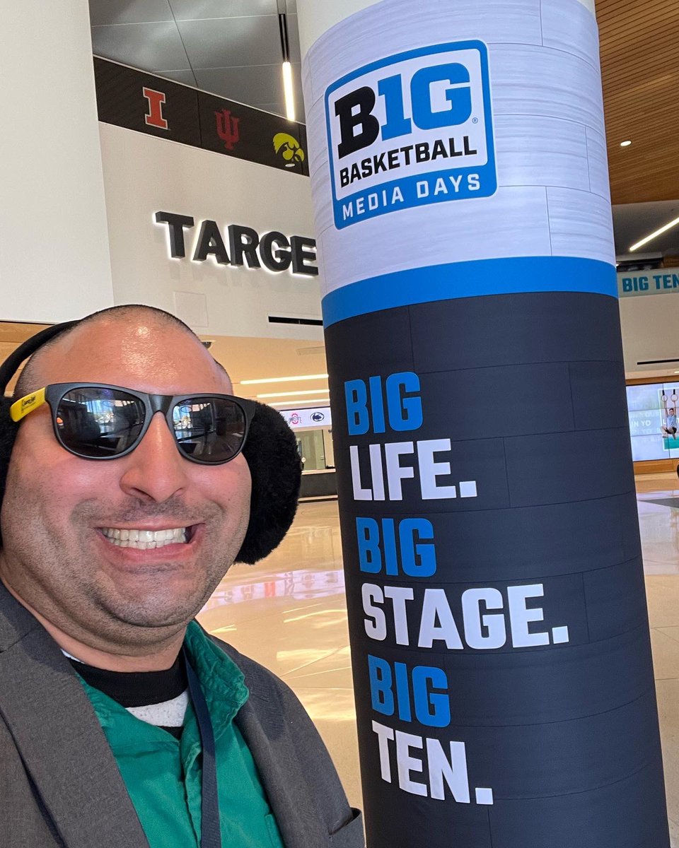 airhasiescardo's tweet photo. The 2022 Big Ten Conference Men’s and Women’s Basketball Media Days In Twin Cities this week inside @TargetCenterMN! #LifeInMinny #HasiAganistTheWorld https://t.co/Jp3QzgFDGF