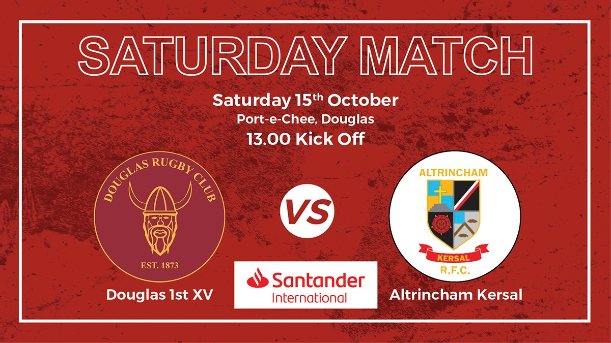 Douglas RUFC (@douglasrufc) on Twitter photo Match Day 6
Douglas 1st XV are home this weekend hosting <a href="/AltrinchamRFC/">Altrincham Kersal RFC</a>
Please note early Kick Off - 13.00 ๐ฎ๐ฒ๐๐ฎ๐ฒ
Squad details will be published later this week after Thursday training.
#douglasrufc #rugby #manxrugby #rugbyclub #IsleofManSport #rugbyfamily Match Day 6
Douglas 1st XV are home this weekend hosting <a href="/AltrinchamRFC/">Altrincham Kersal RFC</a>
Please note early Kick Off - 13.00 ๐ฎ๐ฒ๐๐ฎ๐ฒ
Squad details will be published later this week after Thursday training.
#douglasrufc #rugby #manxrugby #rugbyclub #IsleofManSport #rugbyfamily