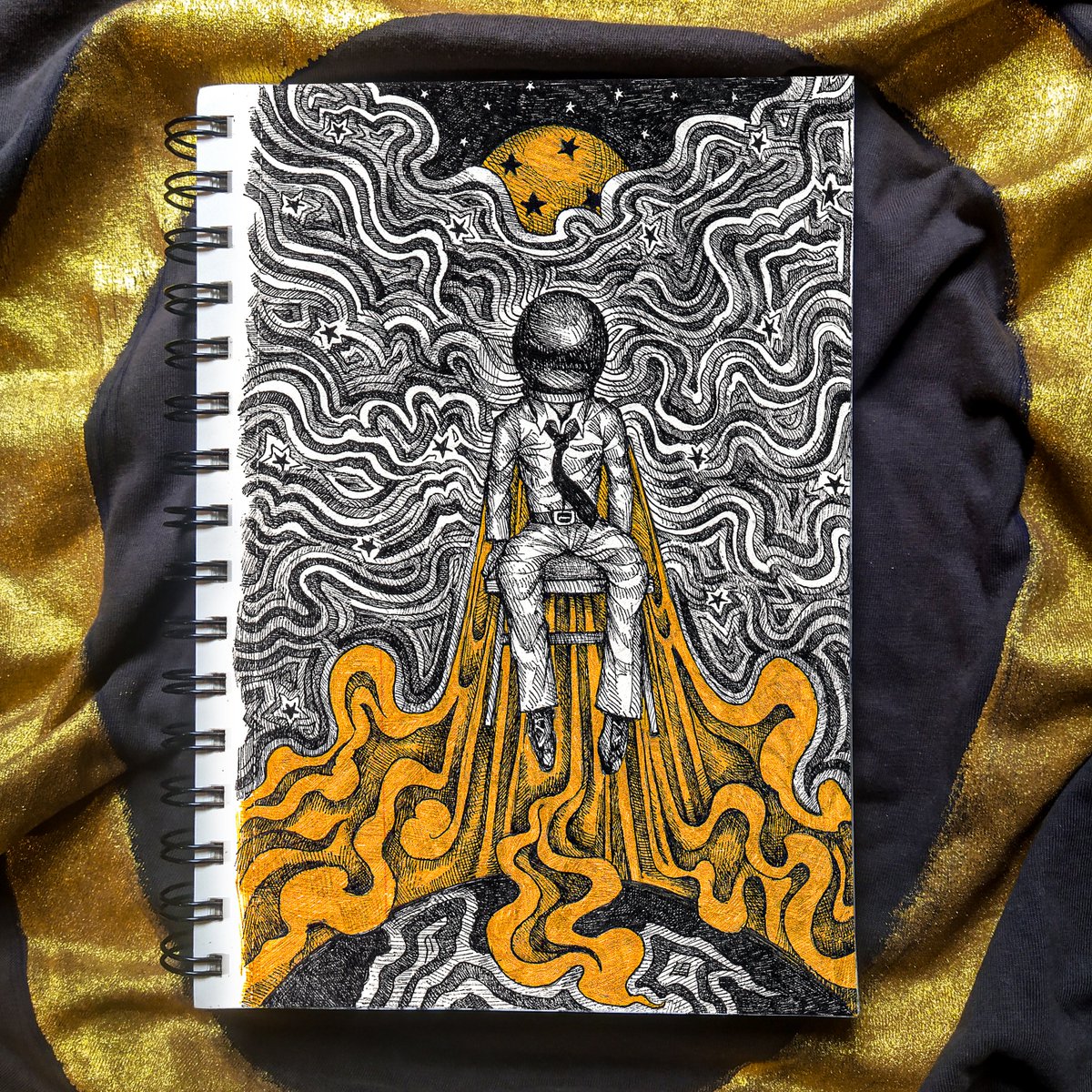 VillySabb's tweet photo. Drawing inspired by My Song 🤪 Song Name in Comments. ^^

#PortfolioDay #portfolioday2022 #inktober #inktober2022 #drawing https://t.co/E5h686vQMz