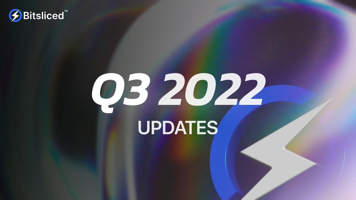 Bit_sliced's tweet image. The Q3 was full of development for the #bitsliced project. 
Read the full article to know all the updates 👇🏼
medium.com/@Bitsliced/bit…

#cryptocurrency #Crypto #blockchain