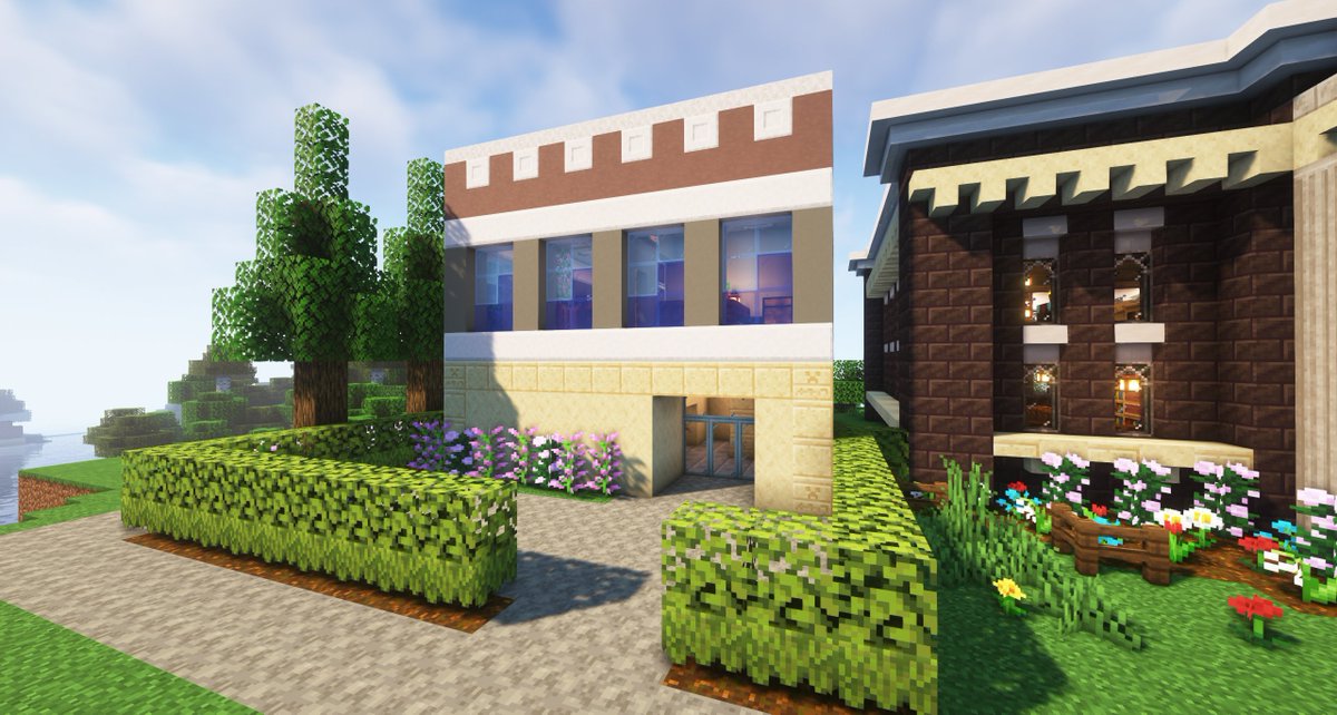 Polartt_'s tweet photo. Blocktober 2022 Day 12, Office!
Wanted to challenge myself today to work with a building that was essentially just a box, but I think it turned out really nice!
#blocktobermc #Minecraft #minecraftbuilds https://t.co/cQTmYLSZpN