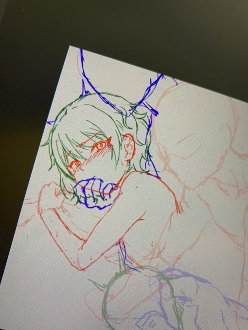 13日〆切のskebまだ白紙…
だけど14日〆切skebを優先してる… 