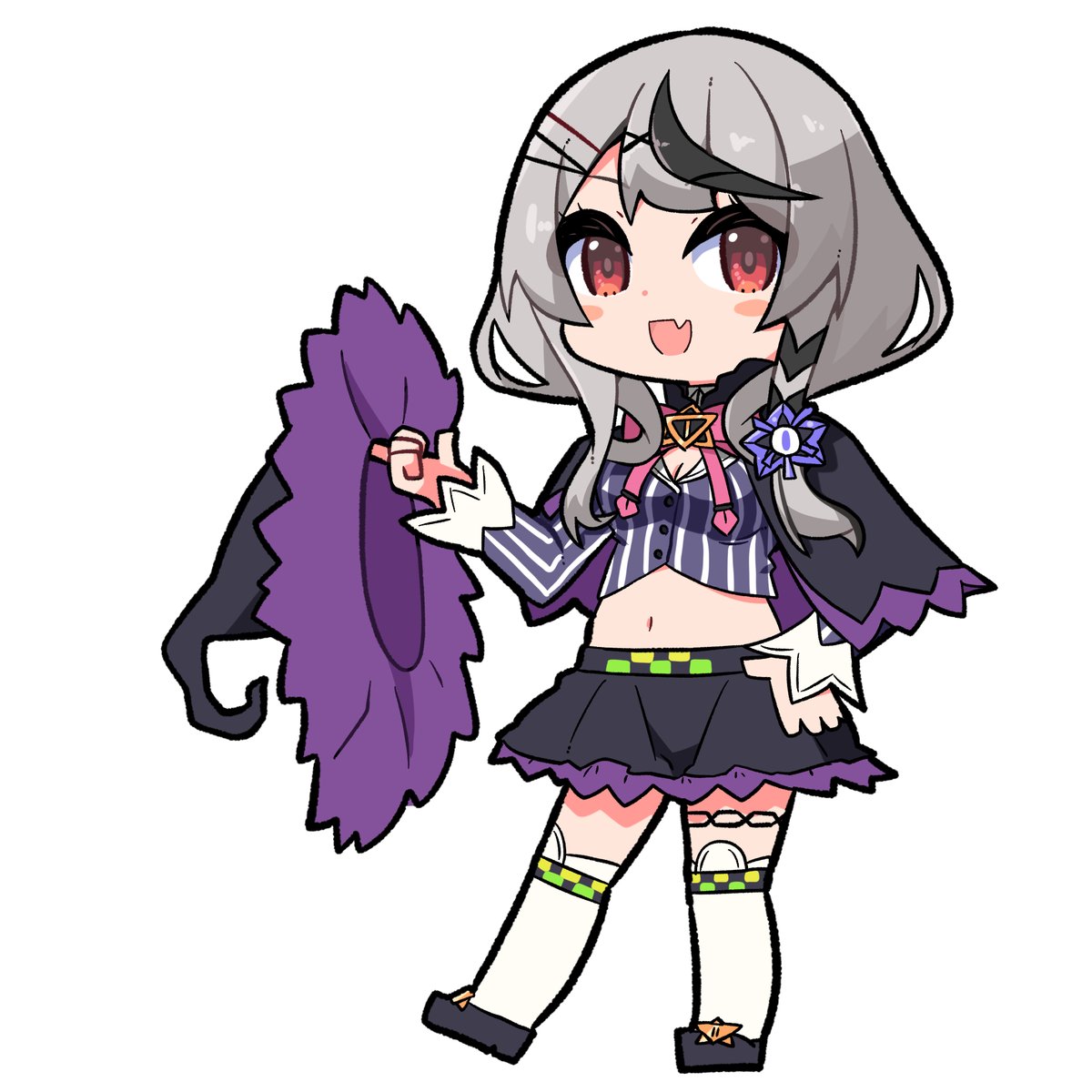 沙花叉クロヱ 「#holoctober #さかまた飼育日記day 12 」|honmirinのイラスト
