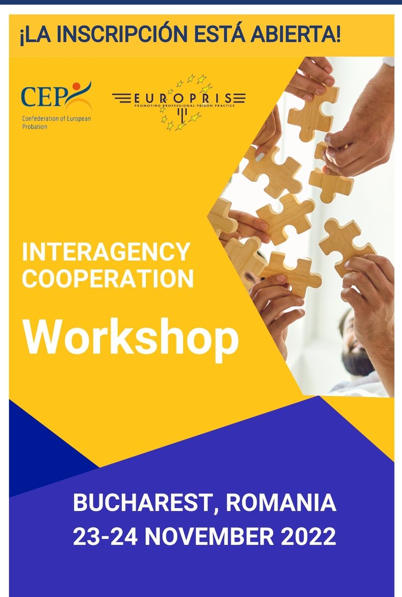 EUROPRIS AVANZA.
La Organización Europea de Servicios Penitenciarios y Correccionales (EuroPris) es una organización no gubernamental apolítica. La iniciativa fue presentada en 2009 durante la Mesa Redonda Internacional por la Excelencia Correccional.
No la busquen en el tablón.