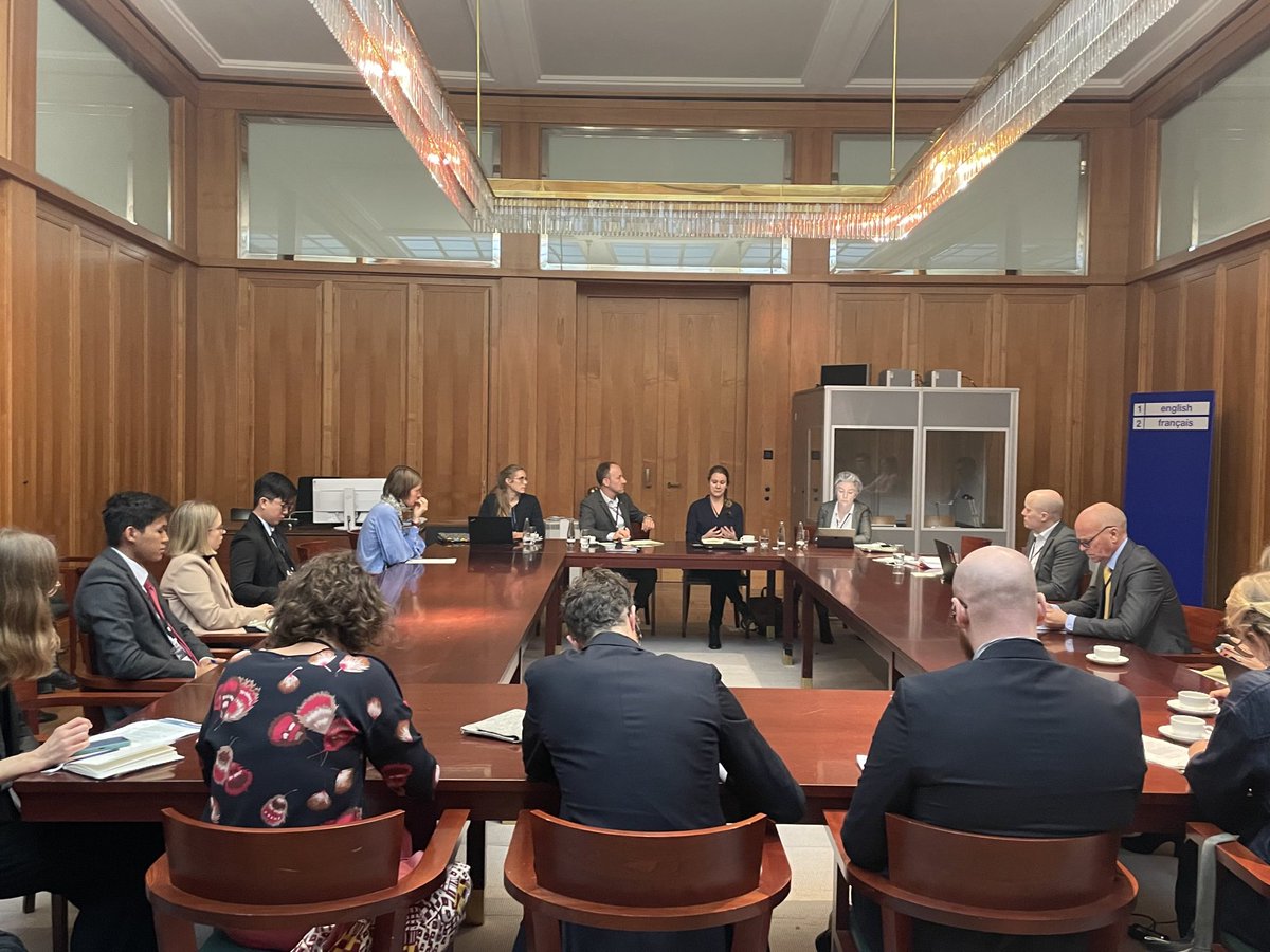 ZIF_Berlin's tweet photo. Greening EU Crisis Management: today's ZIF roundtable discussion on how climate security is proceeding in European External Action. Many thanks to our great panelists @RaphiEngel @ILietzen and Róisín Drury-Tully! 
#BCSC2022 #ClimateAction #Climate4Peace @ClimateDiplo @eu_eeas https://t.co/NFUkQFm6G1