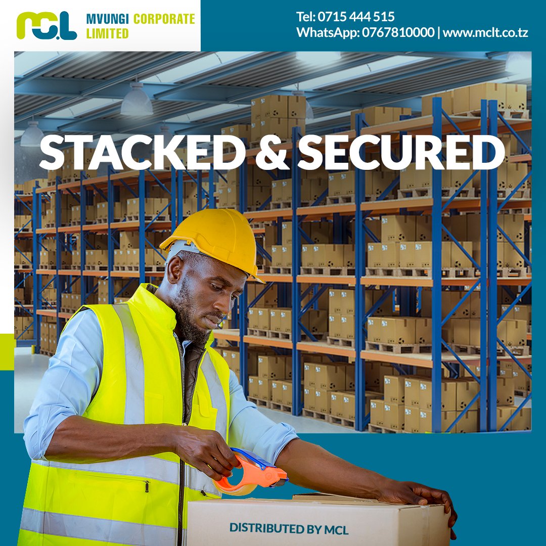 mclcorporateltd's tweet photo. MCL offers its customers comprehensive warehousing and Storage facilities. Through our own and leased space, we can provide virtually any form of storage required by the customer.
.
#WarehousingService #StorageSolutions #LogisticsCompany #TanzaniaImport #TanzaniaExport https://t.co/dFYTyQJMpO