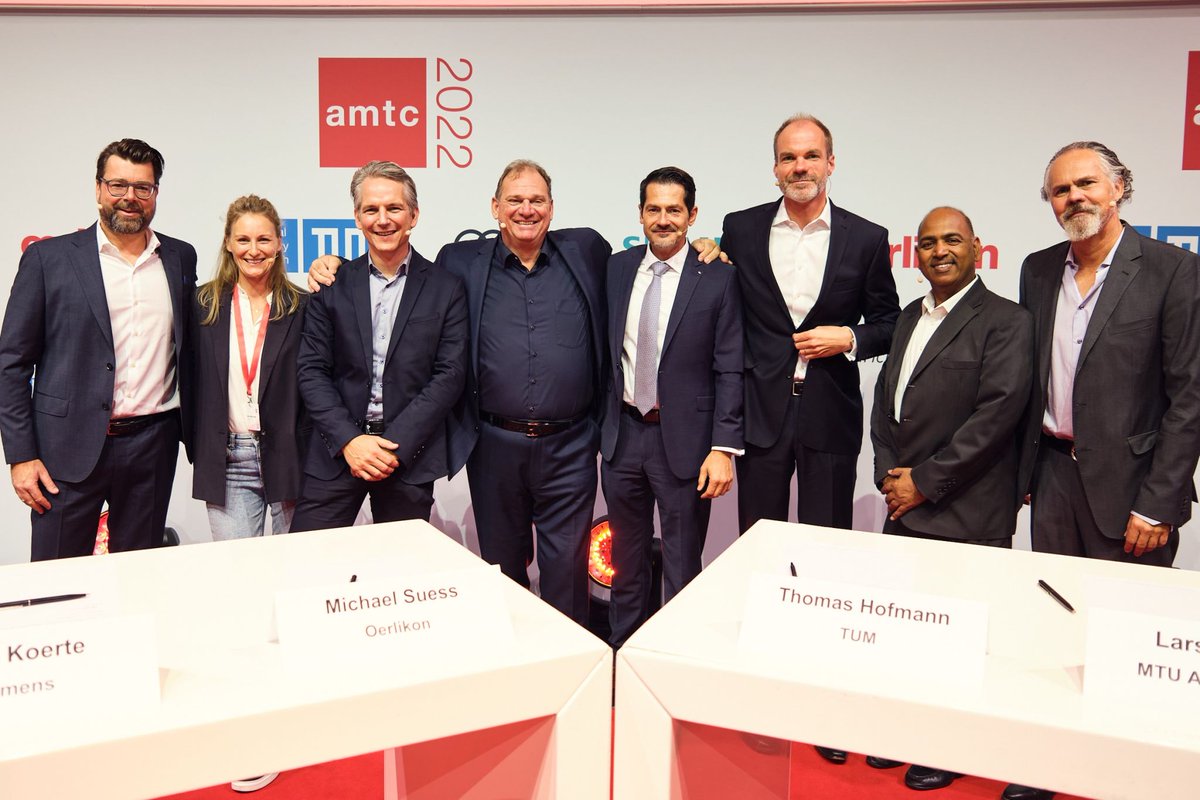 At the AMTC 2022 in Munich, all cluster representatives of AUDI AG, EOS, GE Additive, Linde, MTU Aero Engines, Oerlikon, Siemens and Technical University of Munich signed a Memorandum of Understanding. Read the full press release here: lnkd.in/eXCgZgyQ #amtccommunity