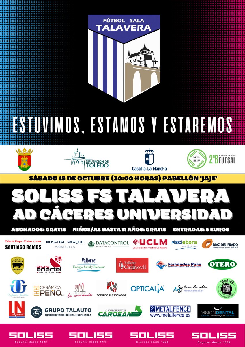 FS_Talavera's tweet photo. ¡Este fin de semana volvemos a jugar como locales! 🏠🏠🏠 Desde las 2️⃣0️⃣:0️⃣0️⃣ de este sábado 15 de octubre tenemos partido en el JAJE, donde recibiremos a @CaceresUExFS 🟡⚫️ con motivo de la quinta jornada de Liga en el Grupo 4️⃣ de Segunda ‘B’. #EstuvimosEstamosEstaremos https://t.co/Z3X4UlTFGf