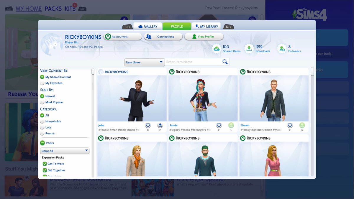 Richard52268932's tweet photo. The Sims 4 Gallery-now passed 1200 downloads. #TheSims4 #sims4 #thesims4gallery #XboxShare #xboxonex #Ps4Pro #gallery https://t.co/hZct7f3rKV