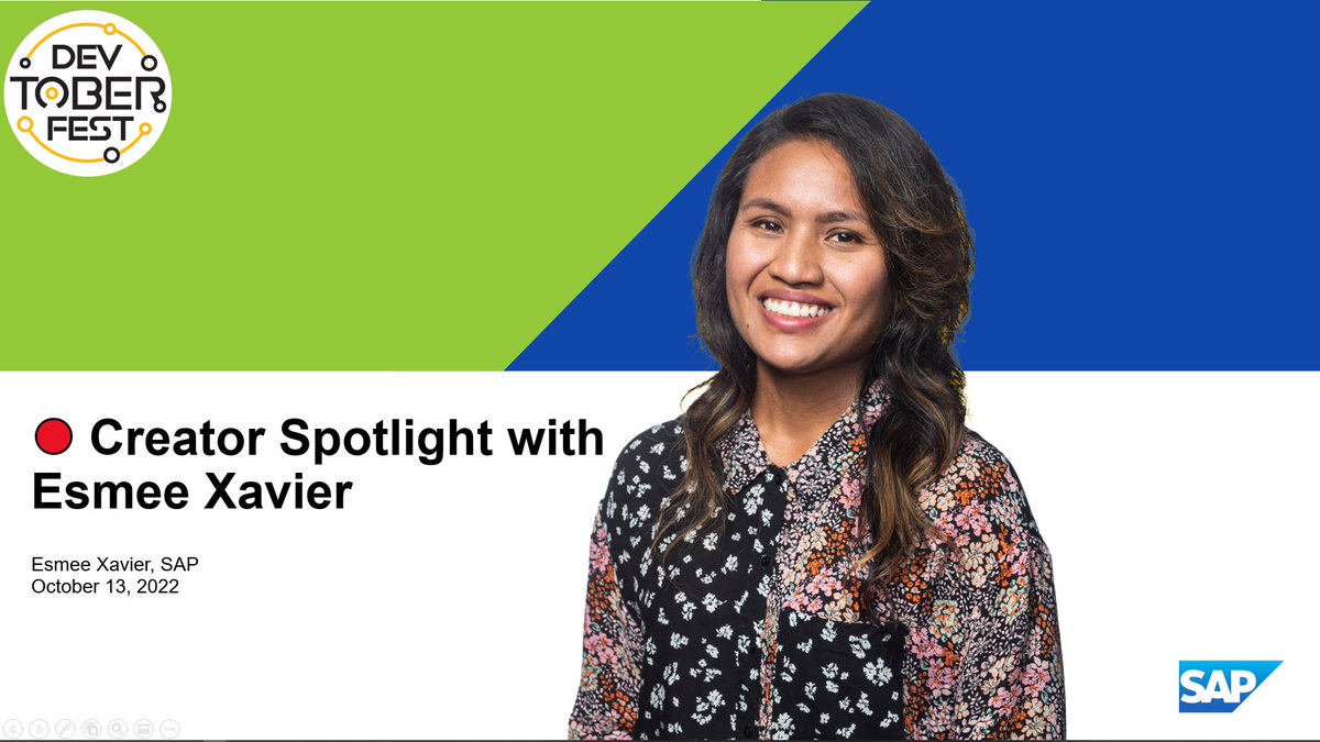 radio_esmee's tweet photo. I'll be appearing live tomorrow at #Devtoberfest talking about #nocode and #SAPAppGyver!🥨Check out my panel session with some of the awesome people featured in #CreatorSpotlight series. 

Come geek out with us 😎

https://t.co/GxbYhHLpLT https://t.co/KrGLfc7bxO