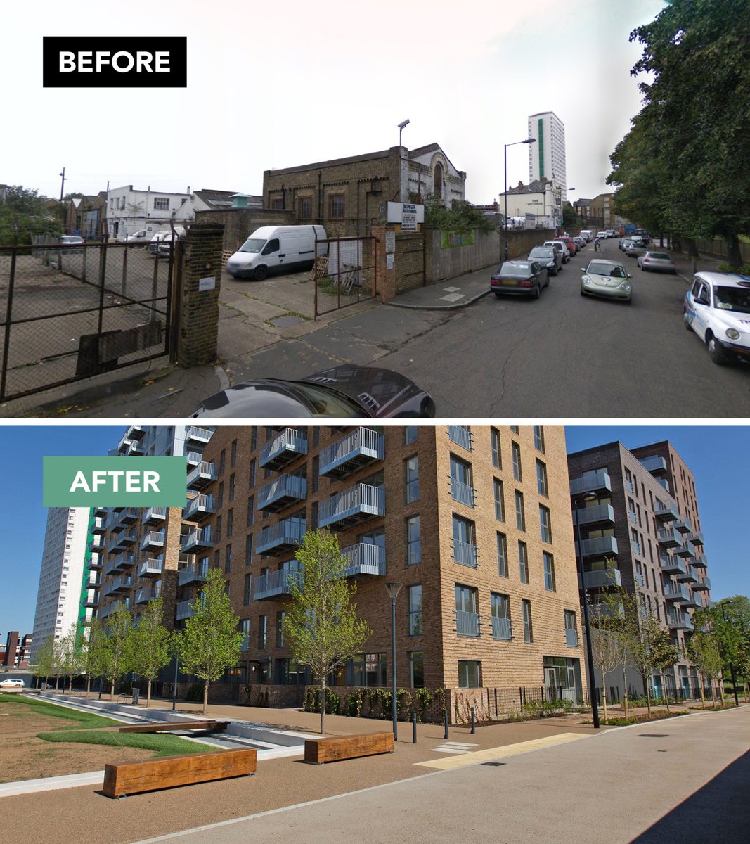 GreenBlueUrban's tweet photo. In 2019, GreenBlue Urban was thrilled to supply the entire #ArborSystem tree pit package for the planting of 8 trees along Grove Street, Deptford Timberyard.
Discover more: https://t.co/VlZrKSvrAj
#WOWWednesday https://t.co/fuRswYRYHm