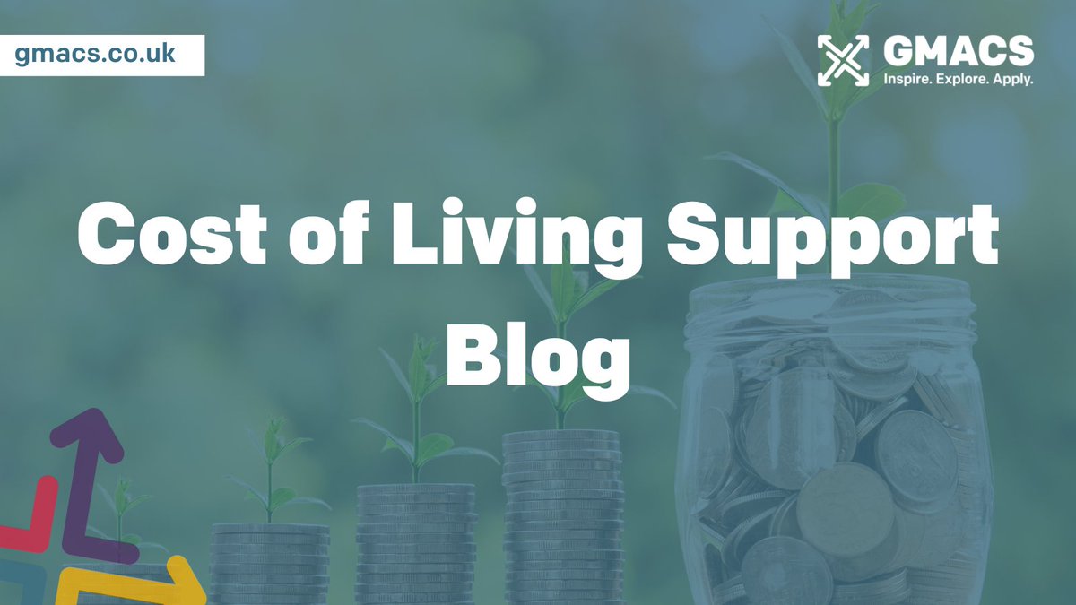 The cost of living crisis is affecting everybody, and young people may be worried about how it impacts them.

In our latest blog, we've pulled together some resources and best places young people can go to access support.

👉gmacs.co.uk/blog/cost-of-l…