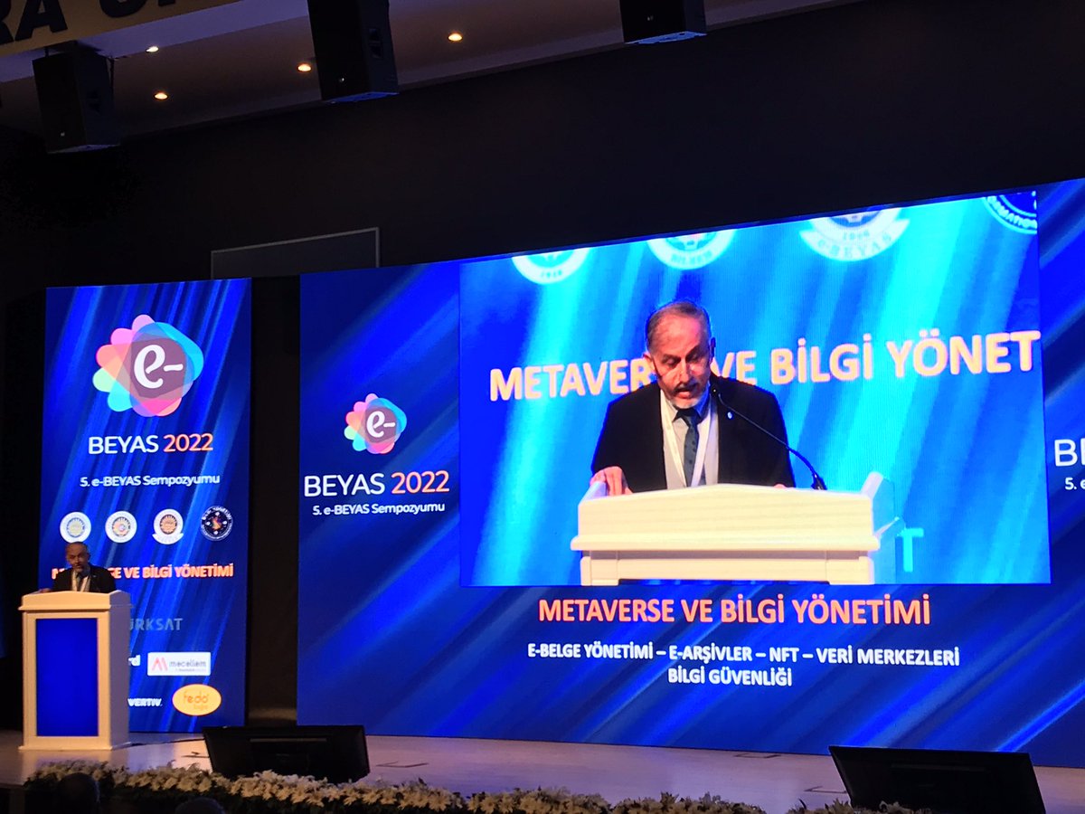 yenka_ekibi's tweet photo. E-Beyas 2022 Sempozyumu 10-11 Ekim tarihlerinde “Metaverse ve Bilgi Yönetimi” temasıyla Ankara’da gerçekleştirildi.
#ebeyas #ebeyas2022 #metaversevebilgiyönetimi https://t.co/RbJzYYDwjz