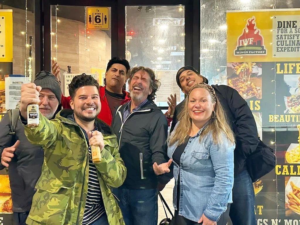 antramirezii's tweet photo. A pic from the final #SauceKingNYC 2022 judge's roundtable! Judges included food &amp; industry experts FoodKarmaNYC, @TasteOfTheBronx, Nick Band, @SusSnacks, @DeepakBallaney, Jimmy Carbone, @PDOTRAMIREZ &amp; @AntRamirezII.

Awards to be announced today. Good luck to all of the chefs! https://t.co/cHi1xmMZNs