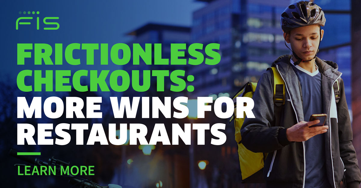 The checkout process can make or break a take-out order. Explore frictionless solutions in a Payments Journal article and podcast featuring executives from FIS and GoCart (powered by FIS). spr.ly/6015M9wSW
#frictionlesscheckout #frictionlesspayments #restaurantpayments