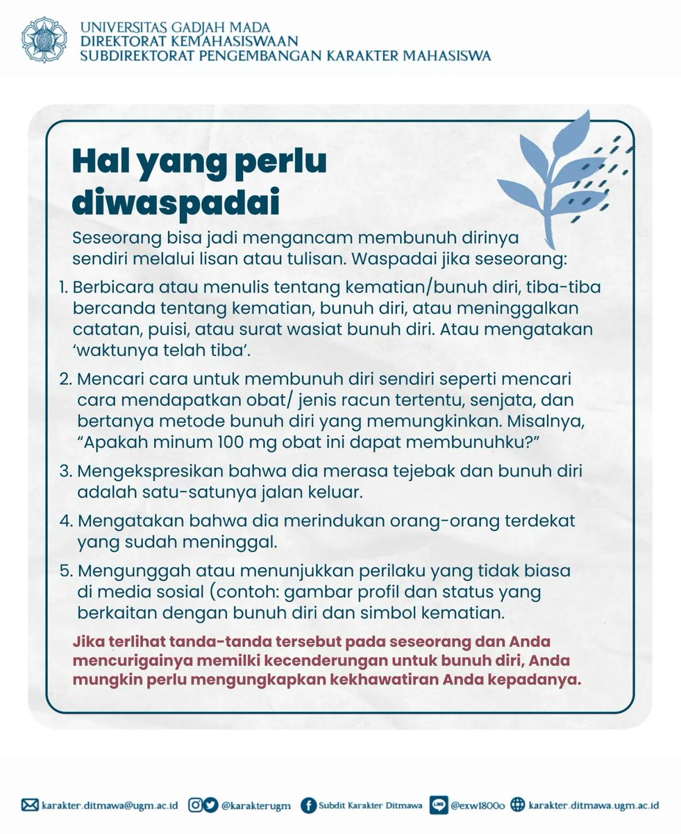 karakterugm's tweet image. You are not alone, you are precious, worthy of love and support ❤