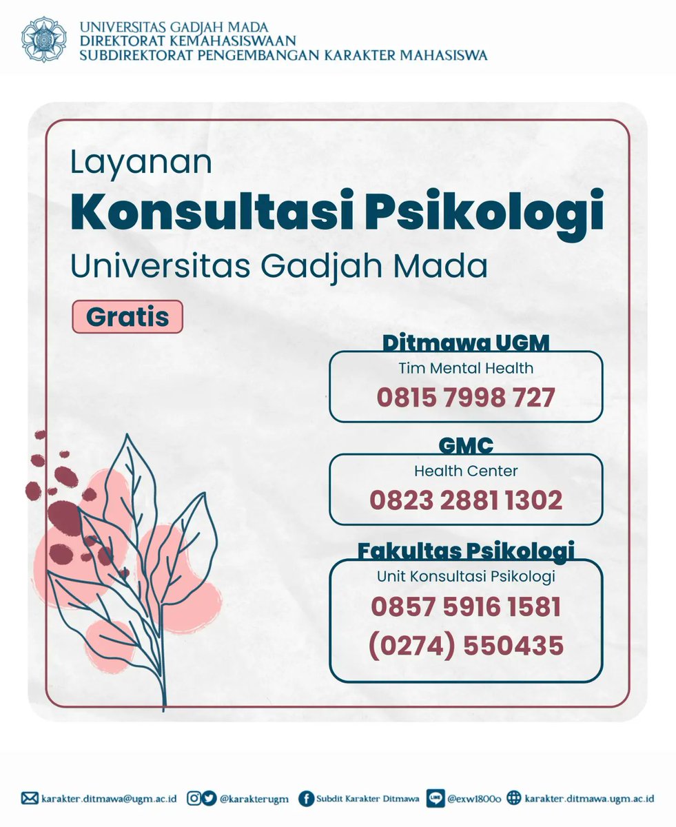 karakterugm's tweet image. You are not alone, you are precious, worthy of love and support ❤