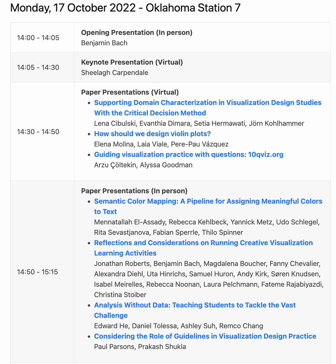 VisGuides (@visguides) on Twitter photo Counting down for the #IEEEVIS2022 #VisGuides. We have our program ready for YOU. visguides-workshop.github.io. <a href="/ieeevis/">IEEE VIS</a> <a href="/thisisalfie/">Alfie Abdul-Rahman</a> <a href="/benjbach/">Benjamin Bach</a> <a href="/alediehl/">Alexandra Diehl</a> Counting down for the #IEEEVIS2022 #VisGuides. We have our program ready for YOU. visguides-workshop.github.io. <a href="/ieeevis/">IEEE VIS</a> <a href="/thisisalfie/">Alfie Abdul-Rahman</a> <a href="/benjbach/">Benjamin Bach</a> <a href="/alediehl/">Alexandra Diehl</a>