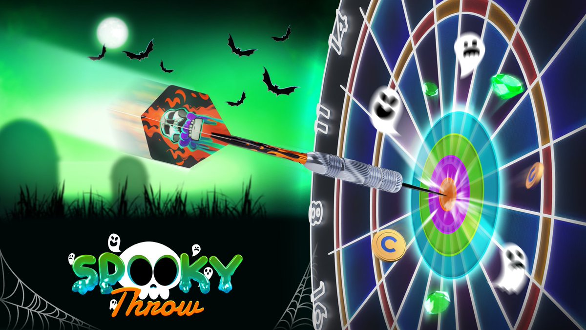 Seems like Lucky Throw's been infested with Halloween spirit! Come and try your luck in our daily Spooky Throw 👻🍬