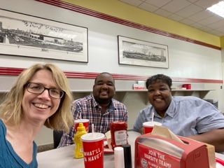 Great to have lunch yesterday with Dr. Kelvin Smith, and  celebrate your PhD in person!