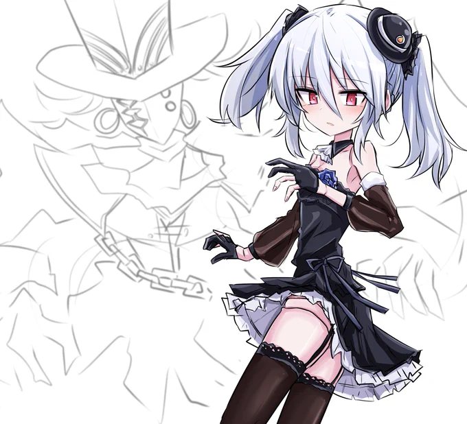 本当はこんな感じのかっこいい絵になる予定でした描けたら描きます(描かない) 